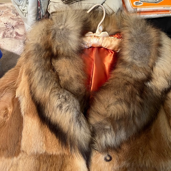 Luxurious Fox Tail & Rabbit Fur Coat - Picture 1 of 7